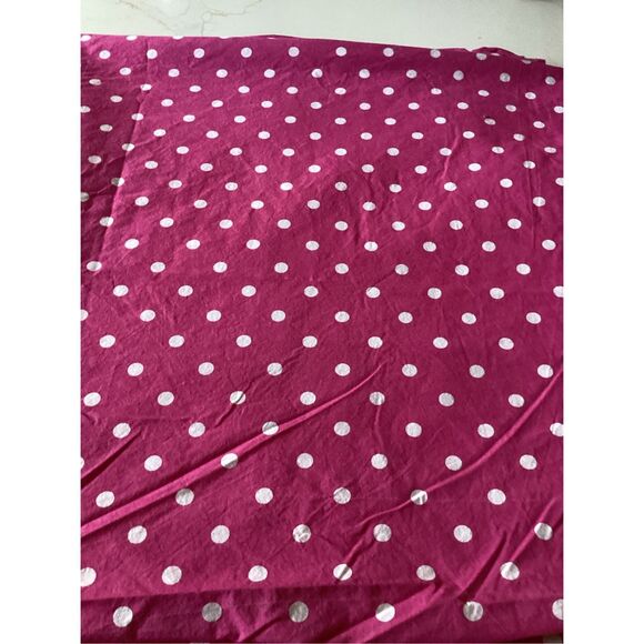 2 Pottery Barn Teen Full Flats Organic Sheets Polka Dot Daisy Mix and Match - Picture 6 of 7